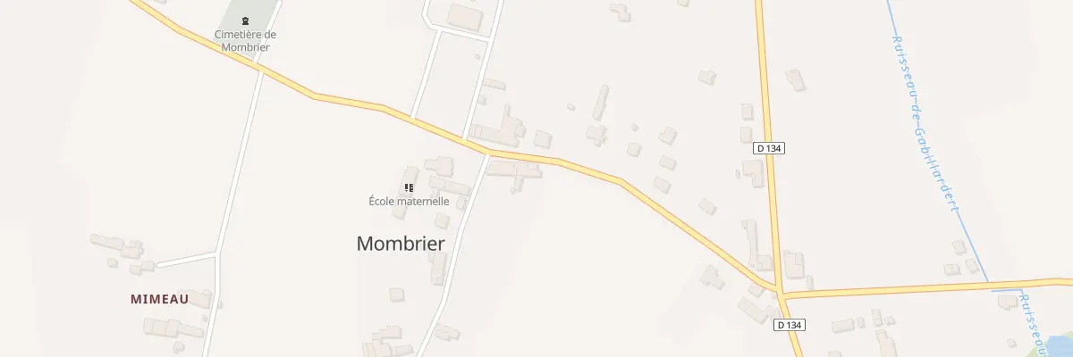 Plan du 67 Le Bourg à Mombrier