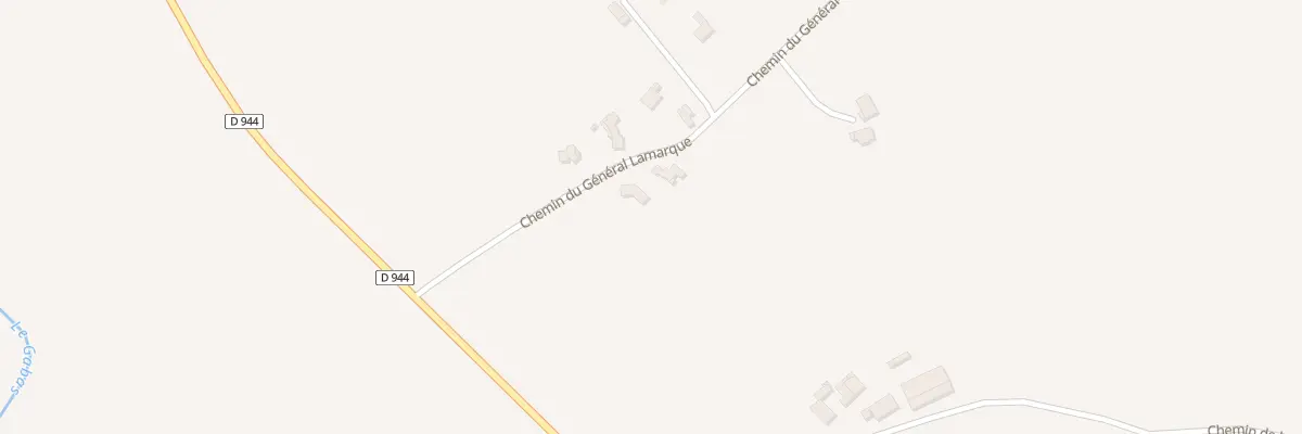 Plan du 170 Che du General Lamarque à Eyres-Moncube