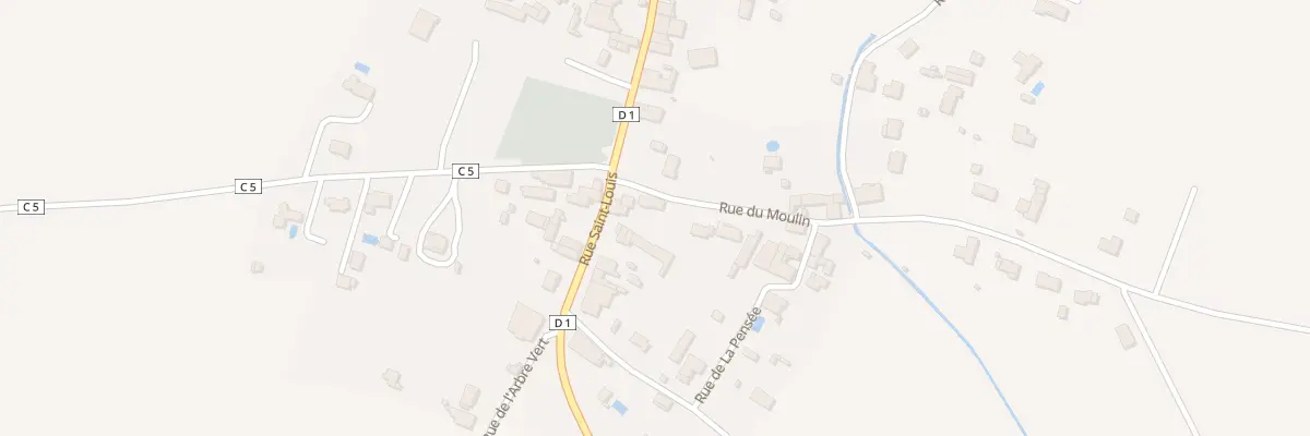 Plan du 4 Rue du Moulin à Vallans