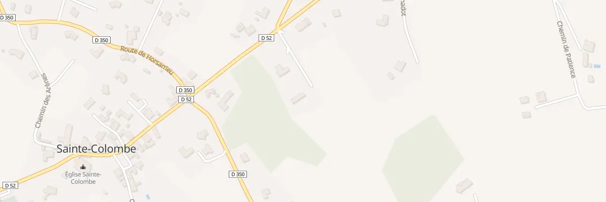 Plan du 330 Rte de Coudures à Sainte-Colombe