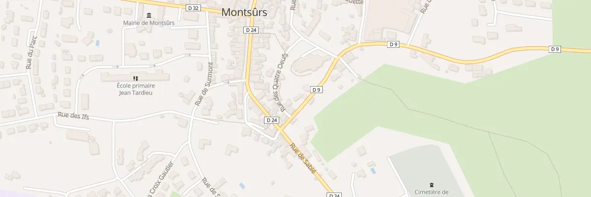 Plan du 7 Rue de Ste Suzanne à Montsûrs