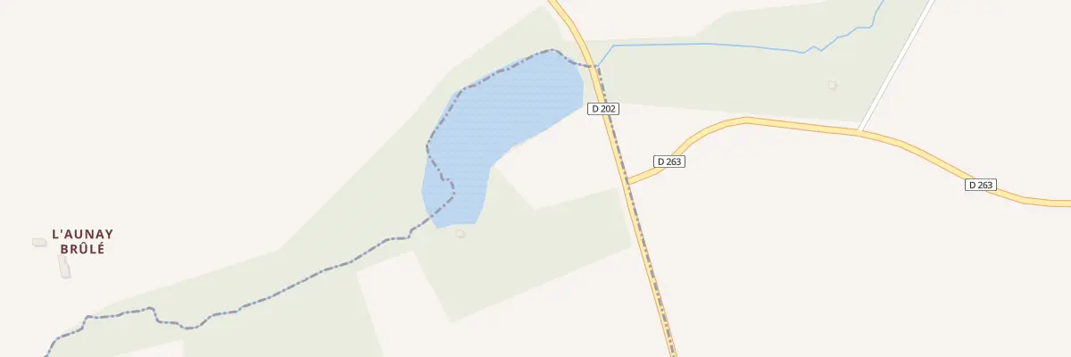 Plan du 1 L’Etang des Landes à Montreuil-Poulay