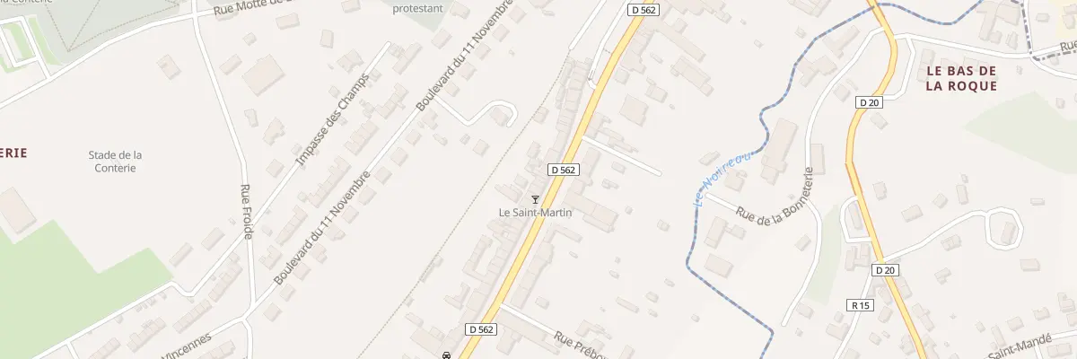 Plan du 52 Rue Saint Martin - Conde à Condé-en-Normandie