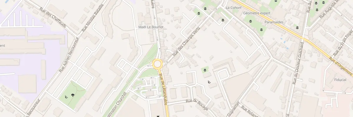 Plan du 35 Rue des Champs Verts à Angers