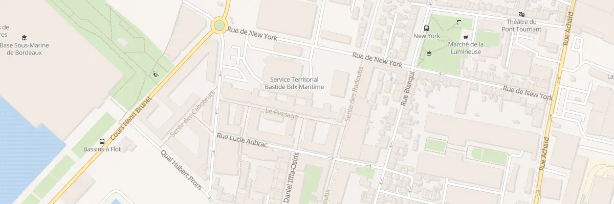 Plan du 29 Rue Lucie Aubrac à Bordeaux