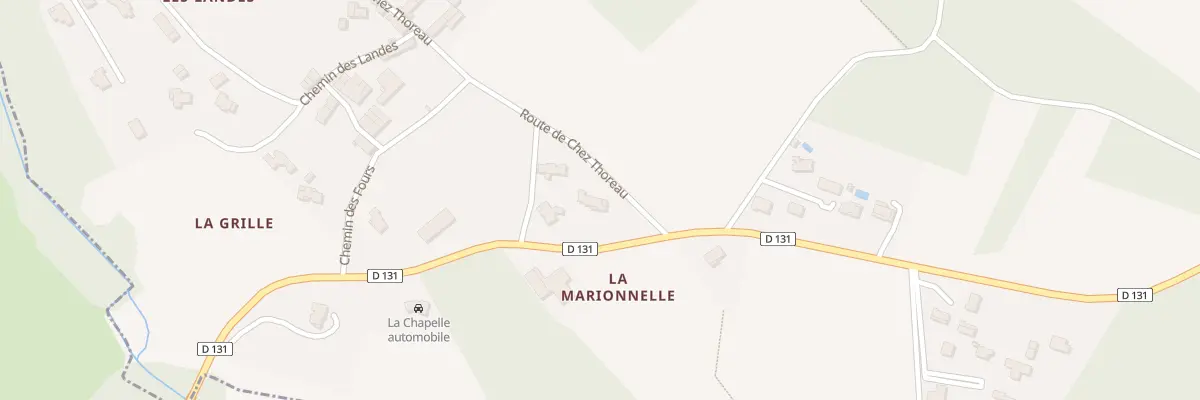 Plan du 3 Rte de chez Thoreau à Thénac