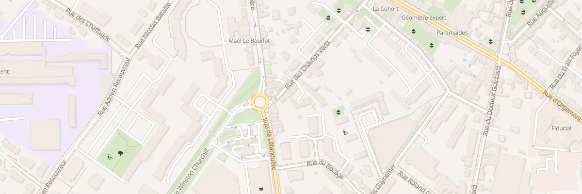 Plan du 37 Rue des Champs Verts à Angers