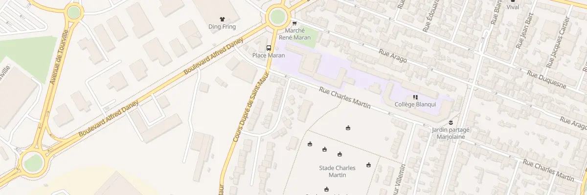 Plan du 22 Rue Professeur Pachon à Bordeaux