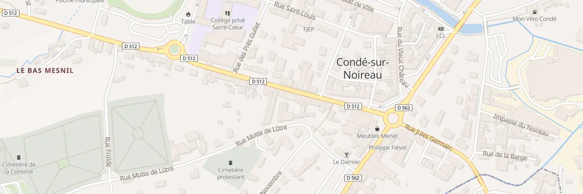 Plan du 27 Rue de Vire Conde sur Noireau à Condé-en-Normandie