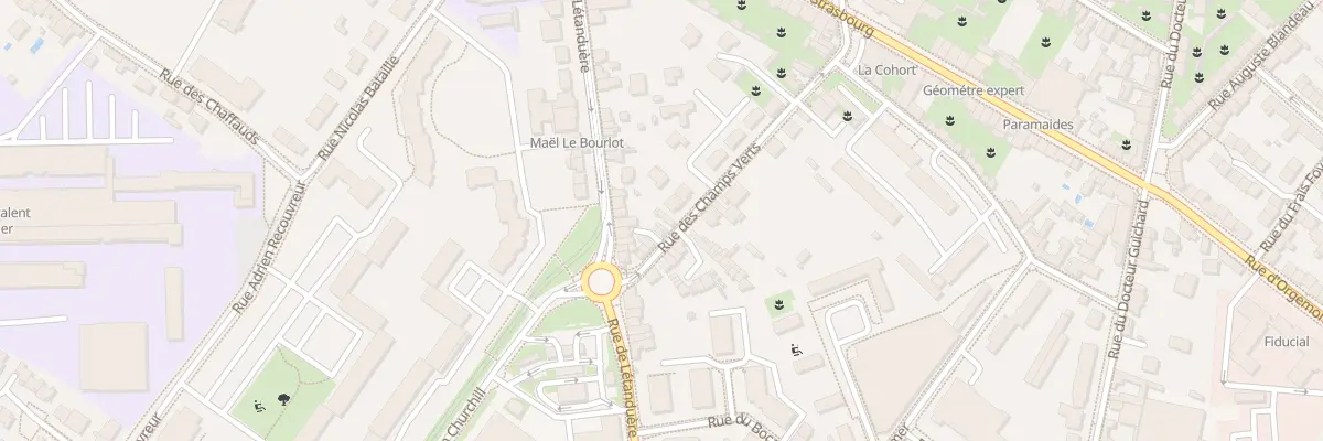 Plan du 30 Rue des Champs Verts à Angers