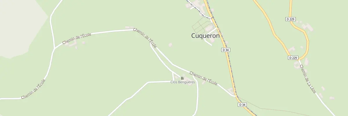 Plan du 5463 Chem de l’Ecole à Cuqueron