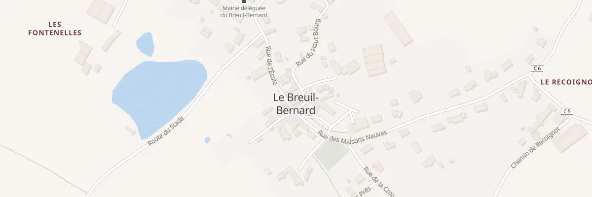 Plan du 1 Pl de l’Eglise Breuil Bernard à Moncoutant-sur-Sèvre