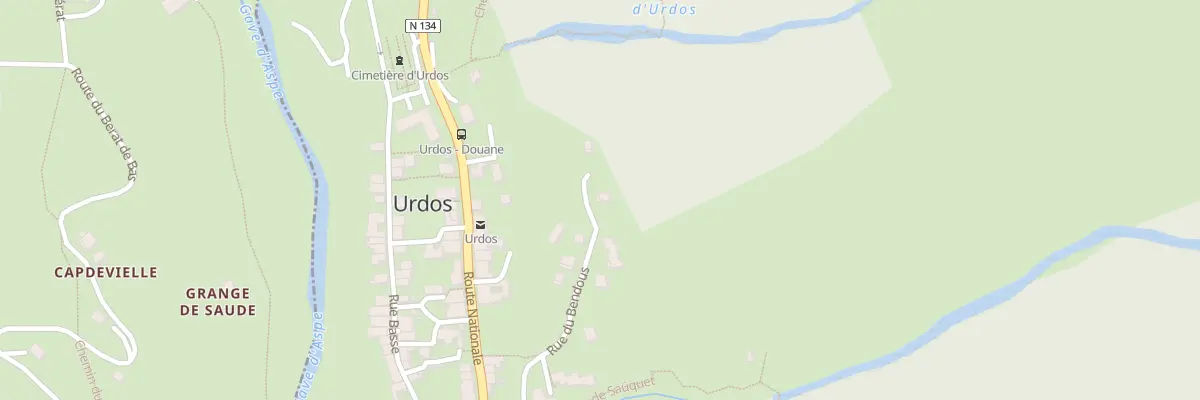 Plan du 12 Rue du Bendous à Urdos