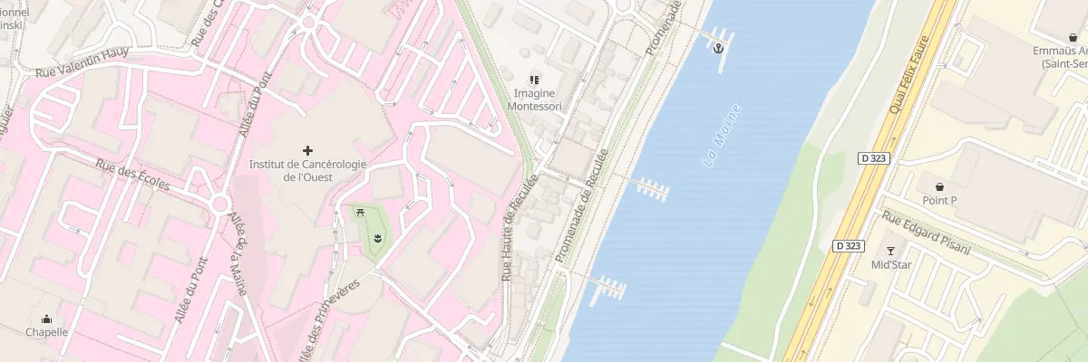 Plan du 109 Rue Hte de Reculee à Angers