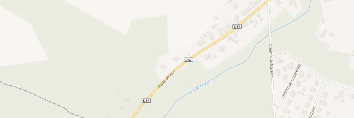 Plan du 700 Rte de Vert à Labrit