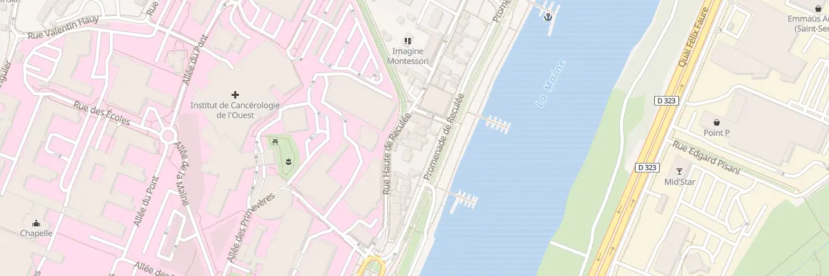 Plan du 113 Rue Hte de Reculee à Angers