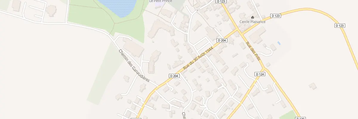 Plan du 3 Rue du 30 Août 1944 à Mozé-sur-Louet