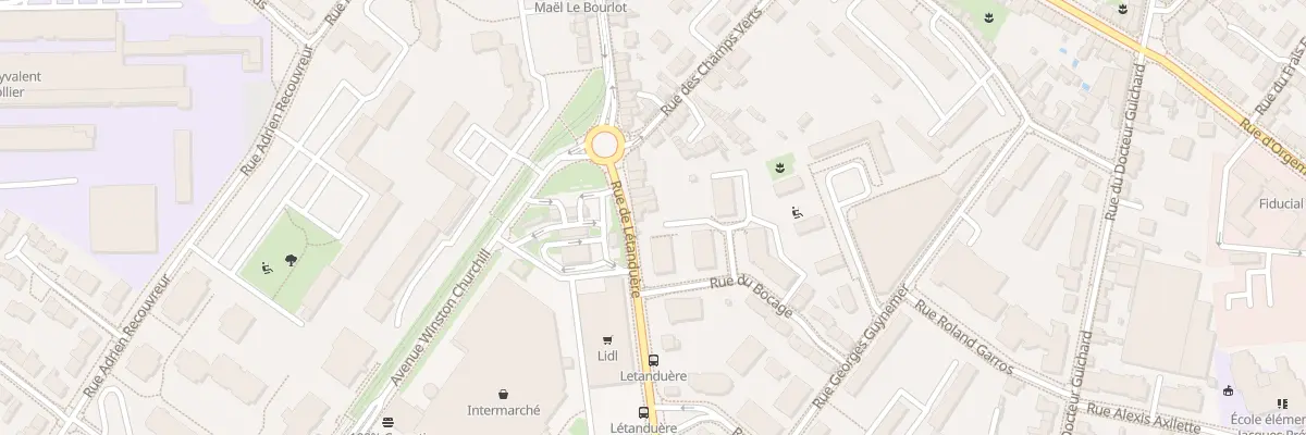 Plan du 163 Rue Letanduere à Angers