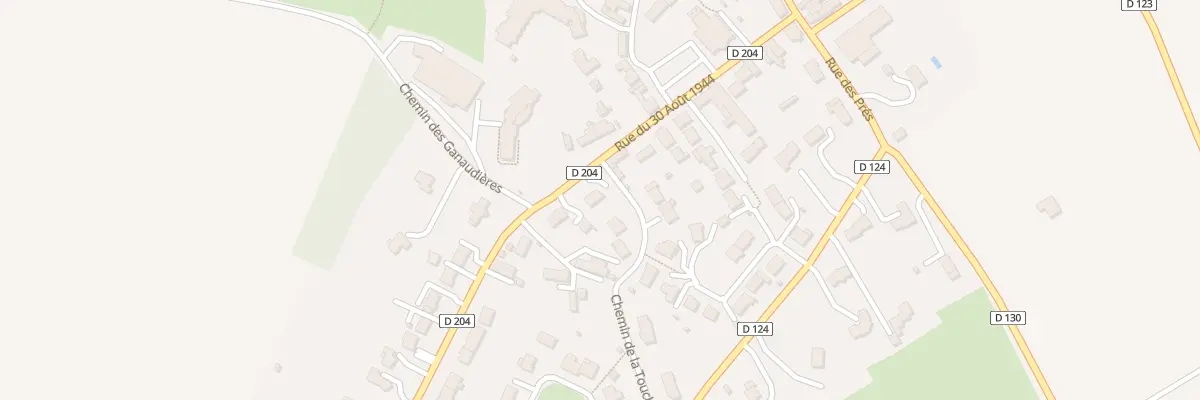 Plan du 22 Rue du 30 Août 1944 à Mozé-sur-Louet