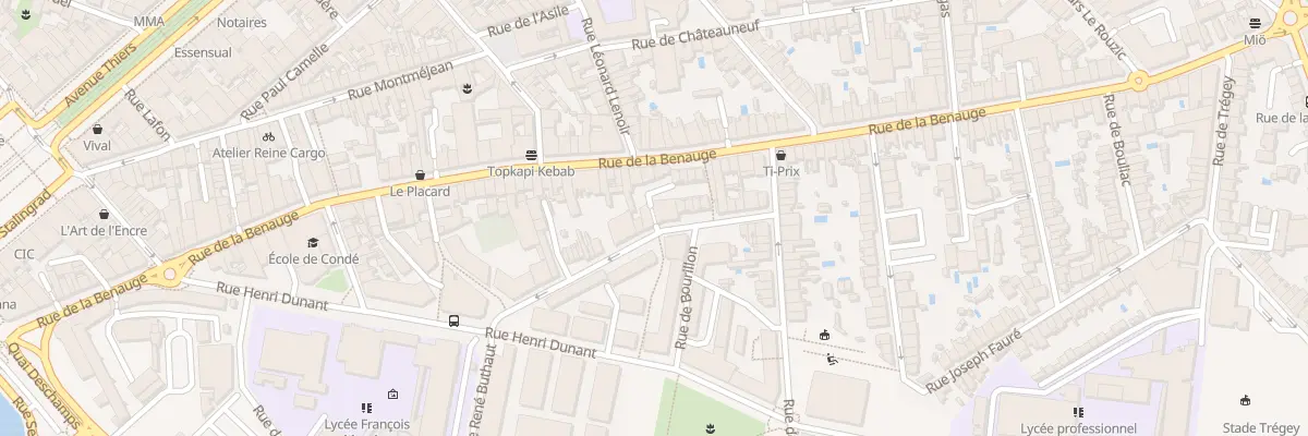 Plan du 76 Rue Promis à Bordeaux