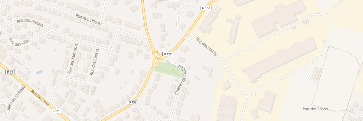 Plan du 12 Che de Saubert à Meslay-du-Maine