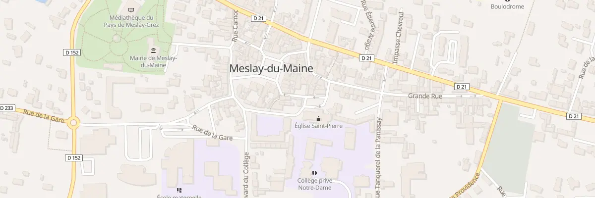 Plan du 3 Pl de l’Eglise à Meslay-du-Maine