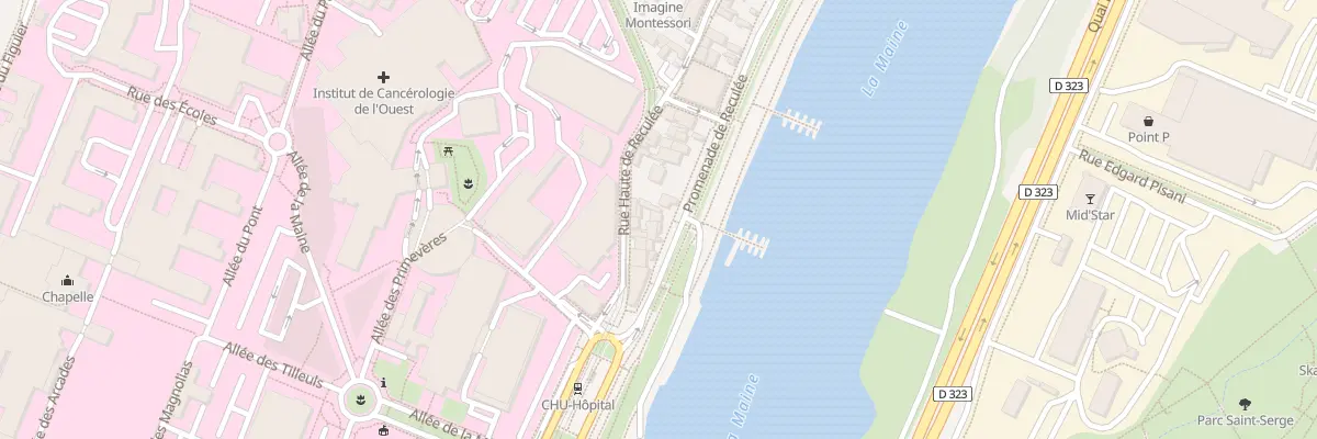 Plan du 125B Rue Hte de Reculee à Angers