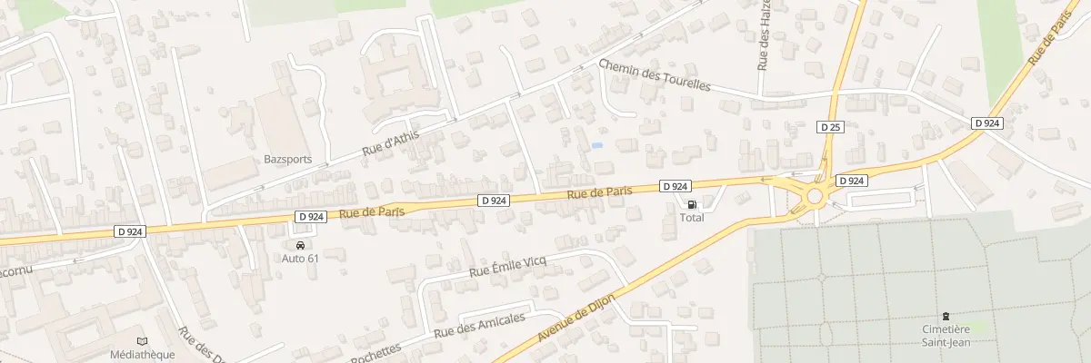 Plan du 271 Rue de Paris à Flers