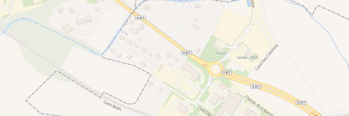 Plan du 25 Rte Nationale 117 à Labastide-Cézéracq