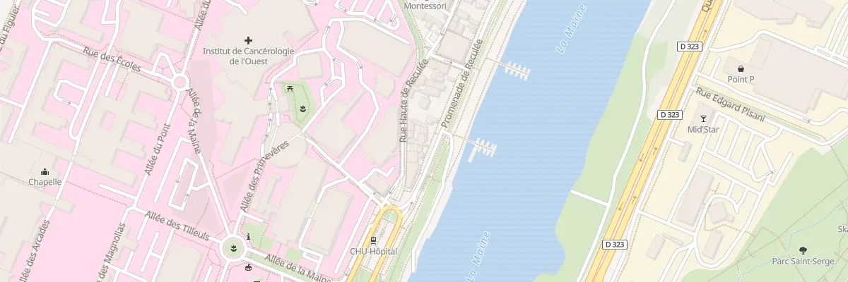 Plan du 127 Rue Hte de Reculee à Angers