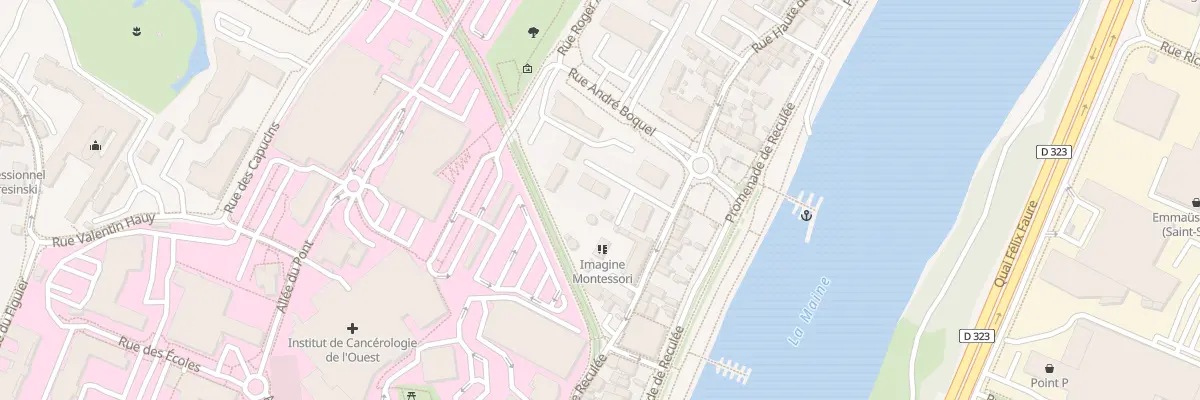 Plan du 70 Rue Hte de Reculee à Angers