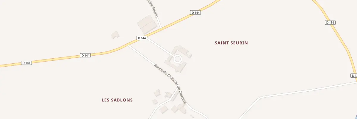 Plan du 7 Rte de la Garenne à Belluire