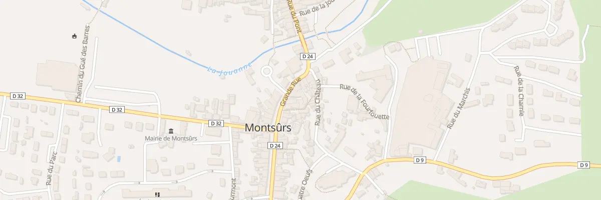 Plan du 15 Grande rue à Montsûrs