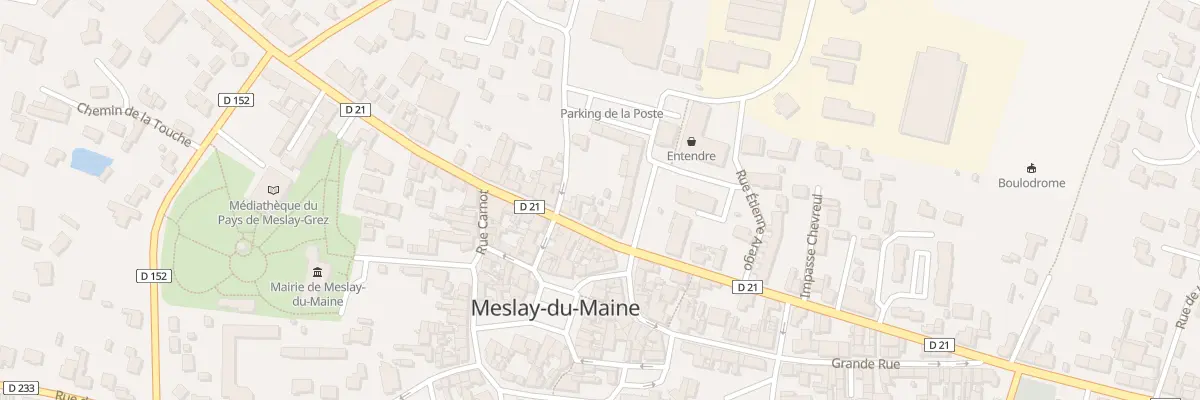Plan du 12 Rue de Laval à Meslay-du-Maine