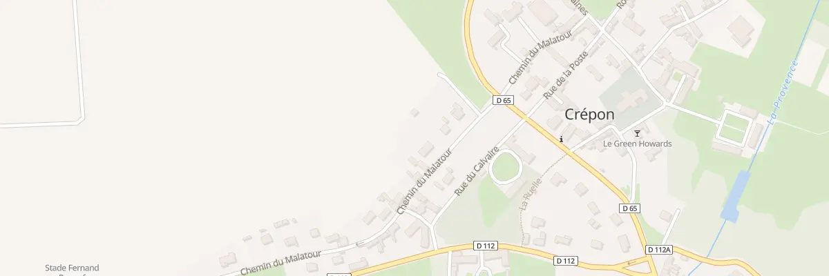 Plan du 14 Chemin de Malatour à Crépon