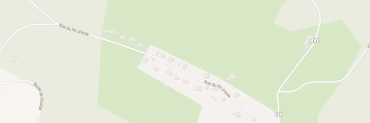 Plan du 338 Rue du Pic d’ Anie à Serres-Sainte-Marie