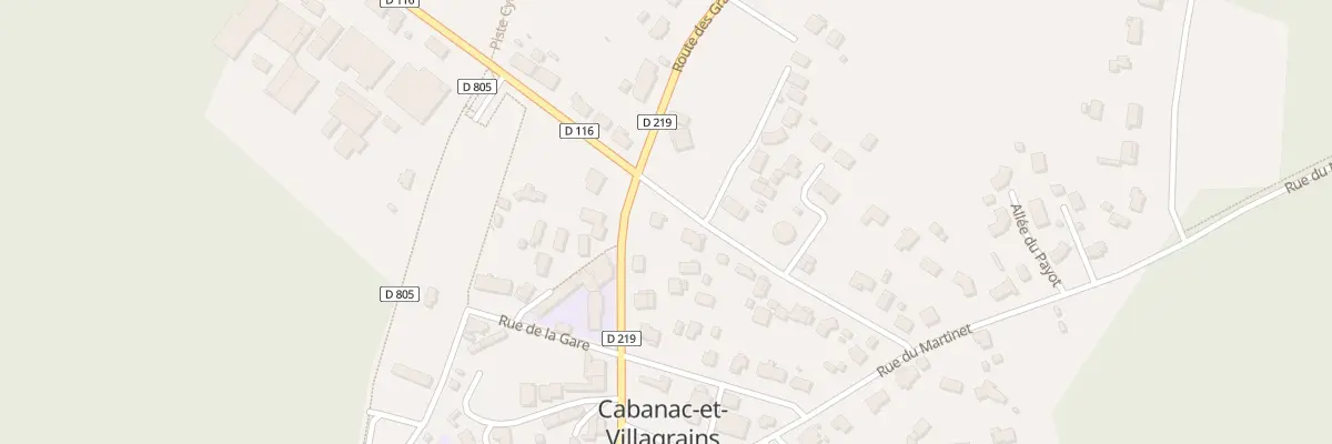 Plan du 10 Rte des Graves à Cabanac-et-Villagrains