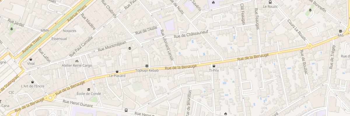 Plan du 38 Rue Léonard Lenoir à Bordeaux