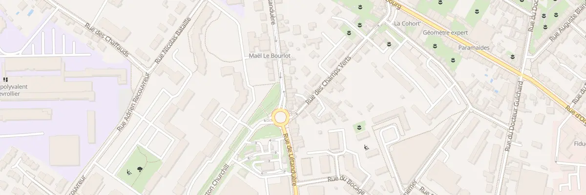 Plan du 34 Rue des Champs Verts à Angers