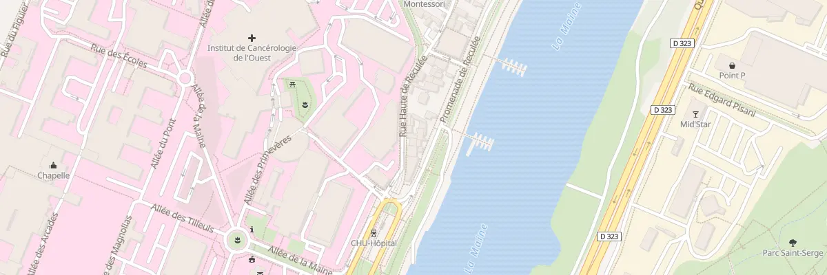 Plan du 129 Rue Hte de Reculee à Angers