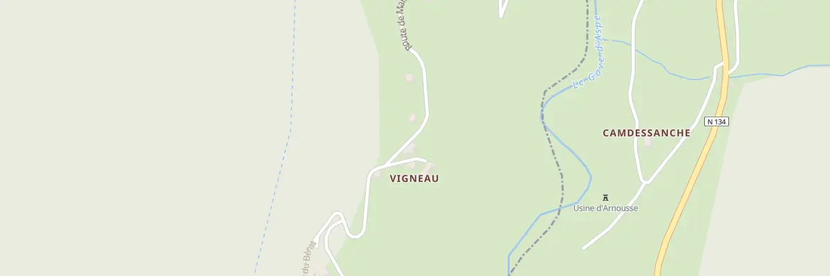 Plan du 47 Rte de Marrassaa à Borce