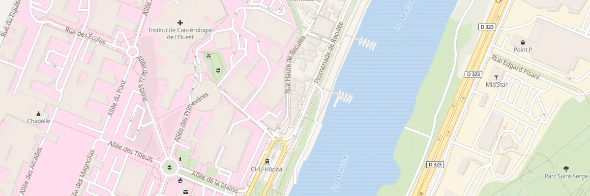 Plan du 131 Rue Hte de Reculee à Angers