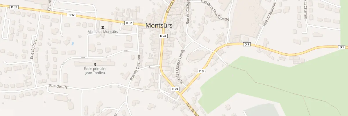 Plan du 63 Grande rue à Montsûrs