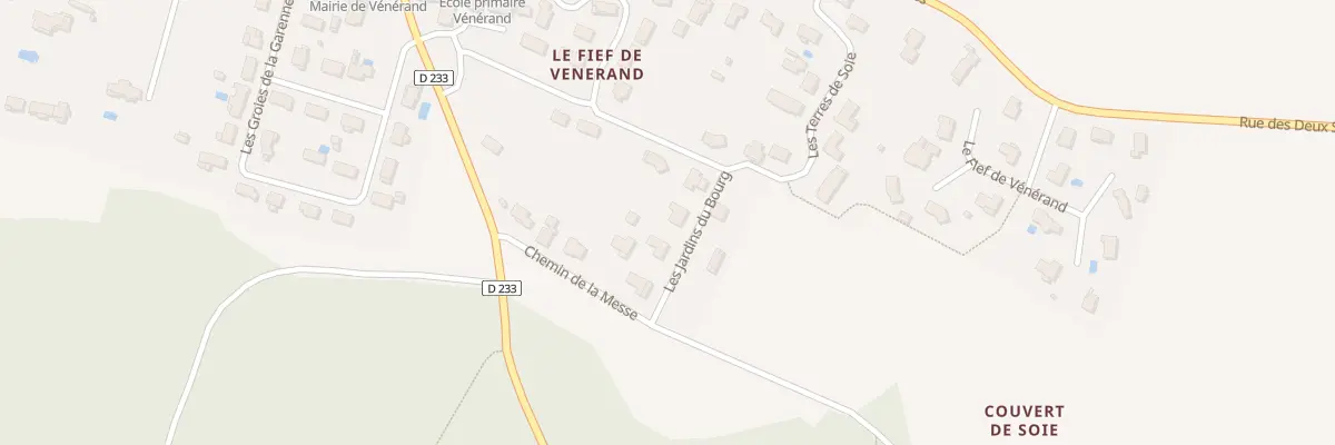 Plan du 5 Jardin du Bourg à Vénérand