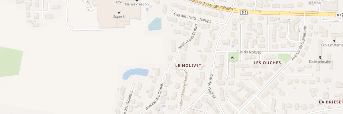 Plan du 22 Av des Ormes à Magné