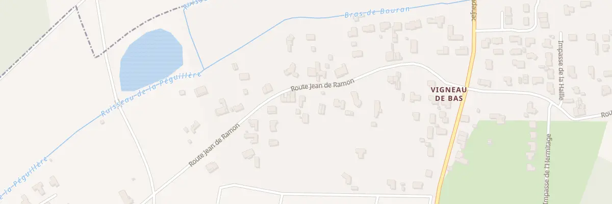 Plan du 14B Rte Jean de Ramon à Martillac
