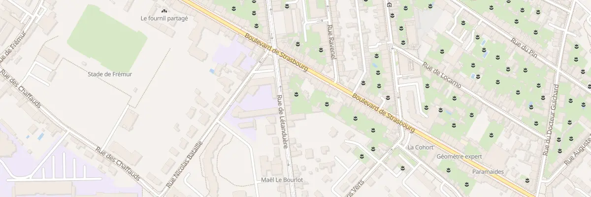 Plan du 101 Rue Letanduere à Angers