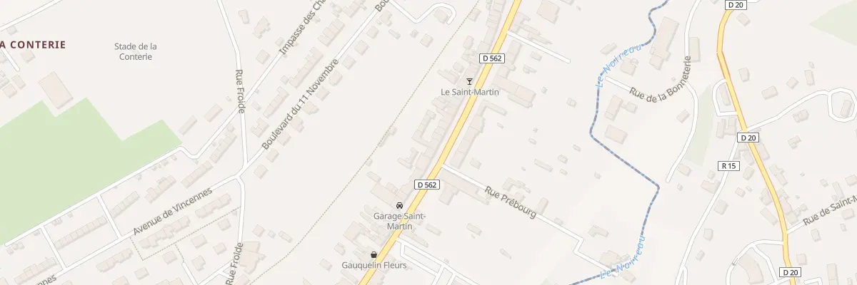 Plan du 80 Rue Saint Martin - Conde à Condé-en-Normandie