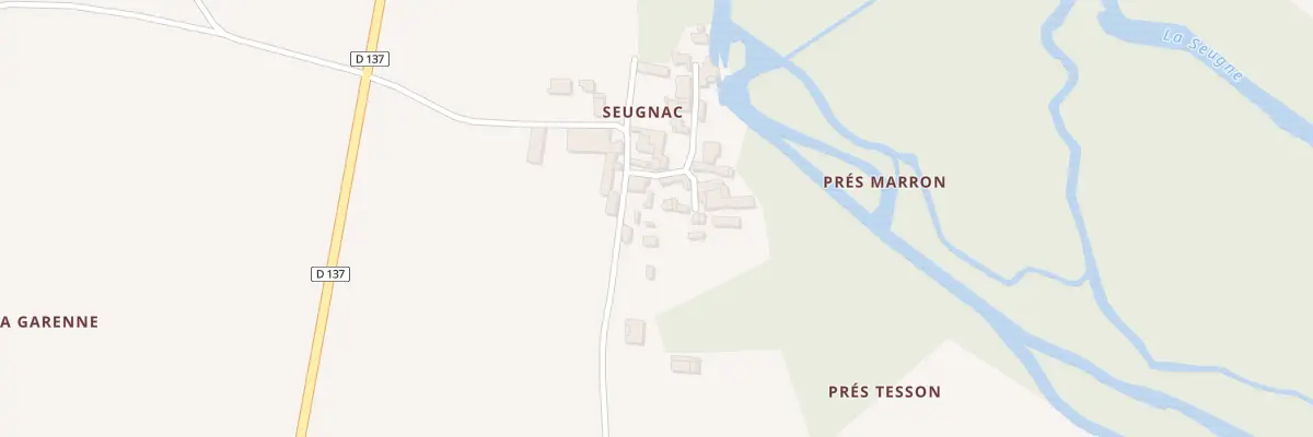 Plan du 1 Rte de Barate à Pons