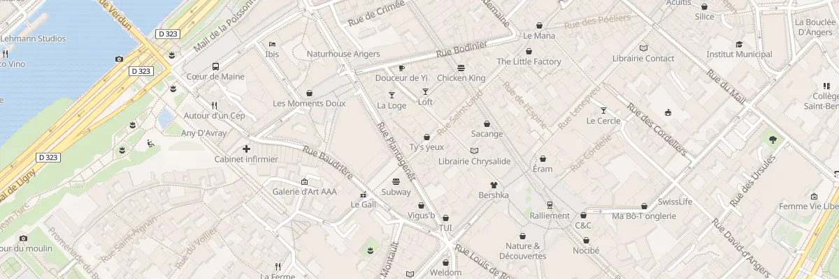 Plan du 46 Rue Saint-Laud à Angers